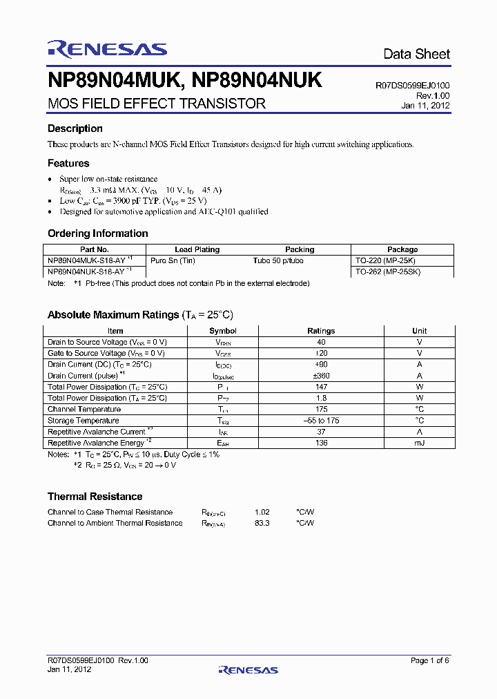 NP89N04MUK-S18-AY_3542041.PDF Datasheet