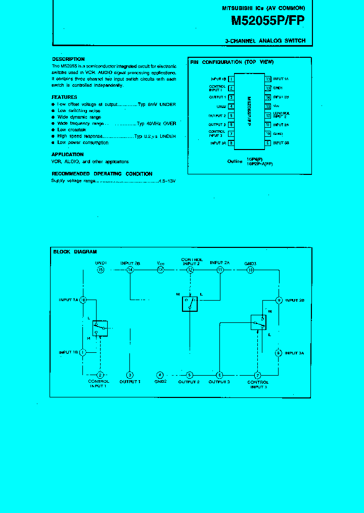 M52055_3667854.PDF Datasheet