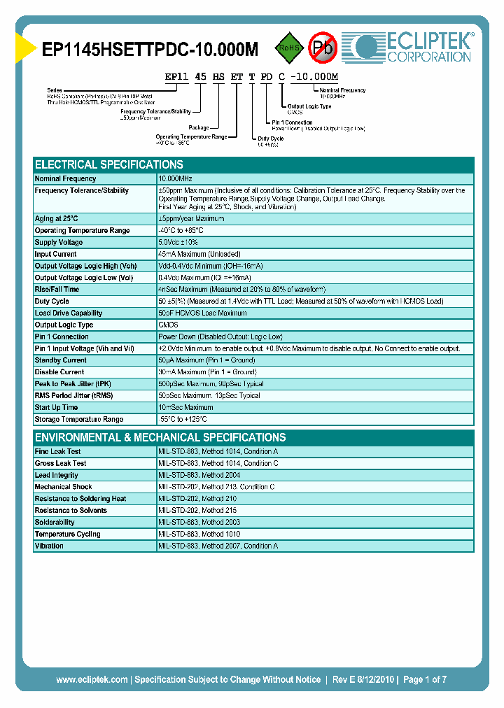 EP1145HSETTPDC-10000M_3840234.PDF Datasheet