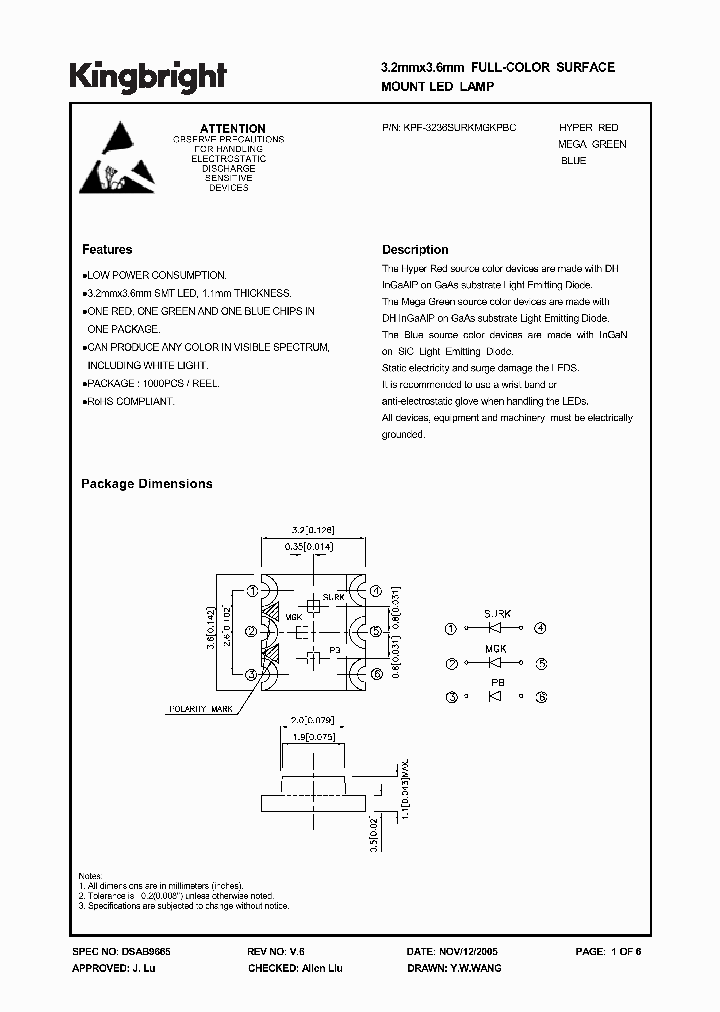 KPF-3236SURKMGKPBC_3879874.PDF Datasheet