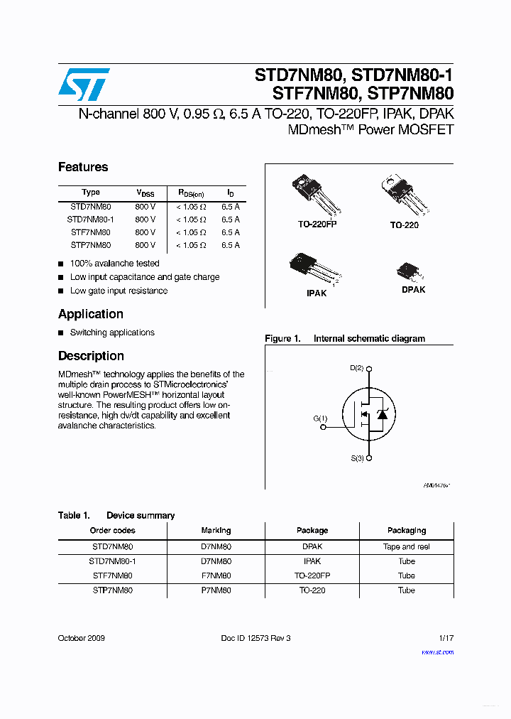 STP7NM80_4168827.PDF Datasheet