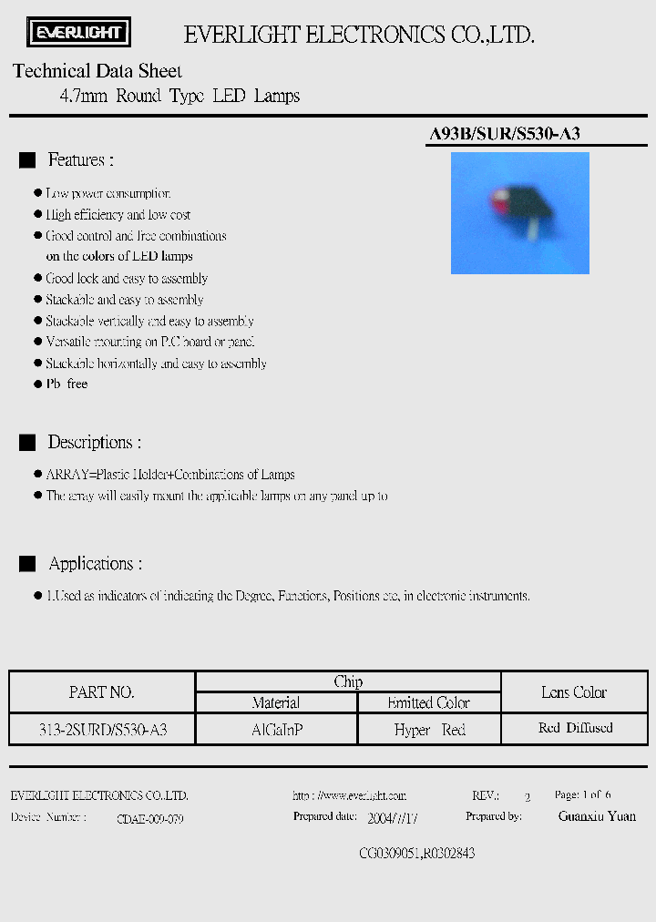 A93B-SUR-S530-A3_4191394.PDF Datasheet