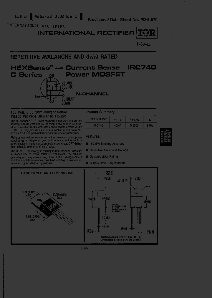 IRC740-007_4302610.PDF Datasheet