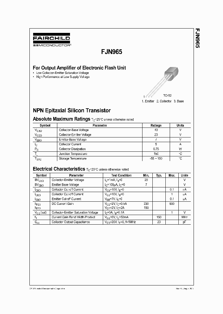 FJN965BU_4330240.PDF Datasheet