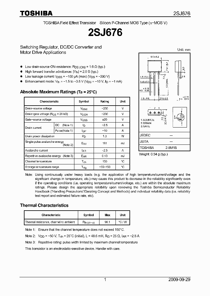 2SJ67609_4458542.PDF Datasheet