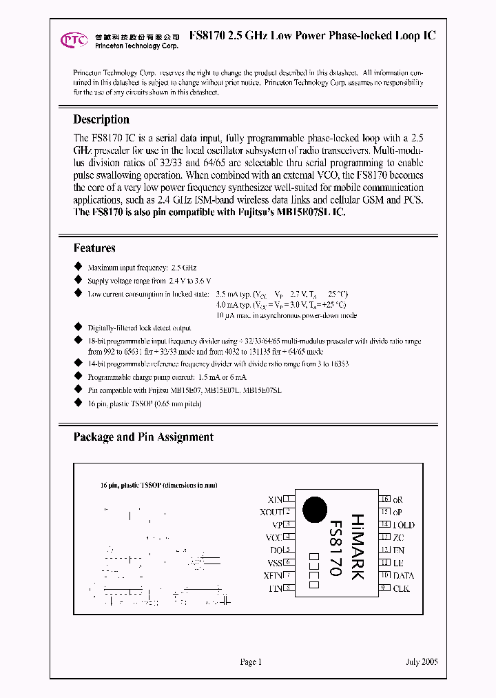 FS8170_4622543.PDF Datasheet