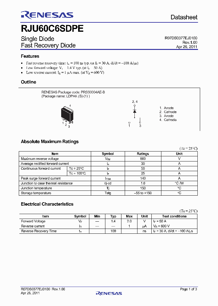 RJU60C6SDPE_4656545.PDF Datasheet