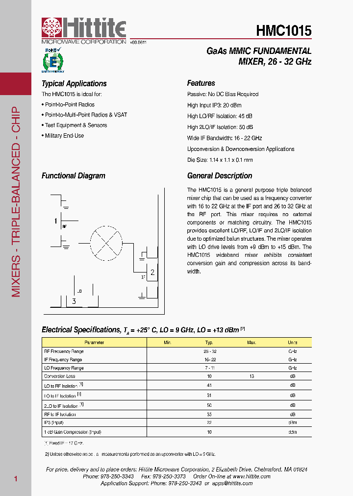 HMC1015_4734484.PDF Datasheet