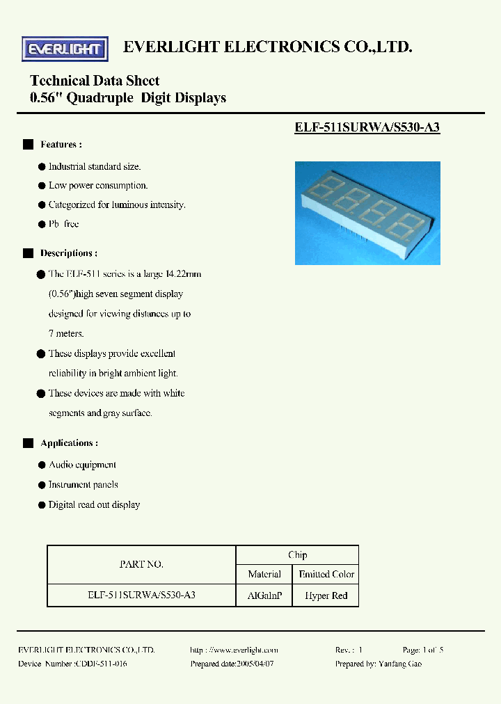 ELF-511SURWA-S530-A3_4773147.PDF Datasheet
