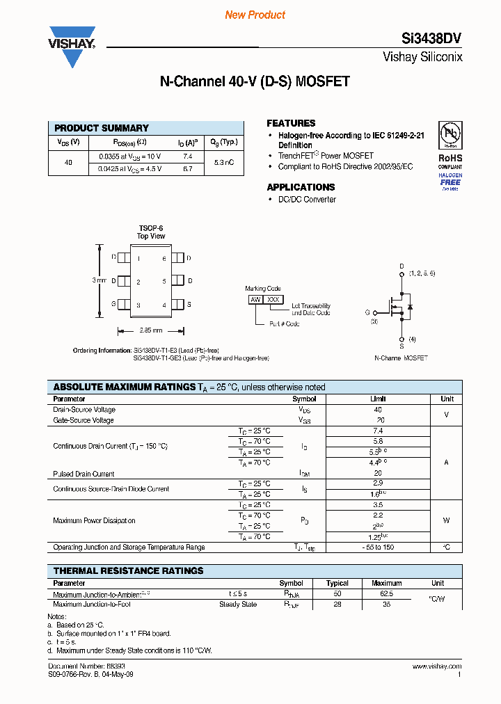 SI3438DV09_4779799.PDF Datasheet