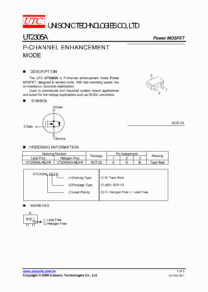 UT2305AL-AE3-R_4791149.PDF Datasheet