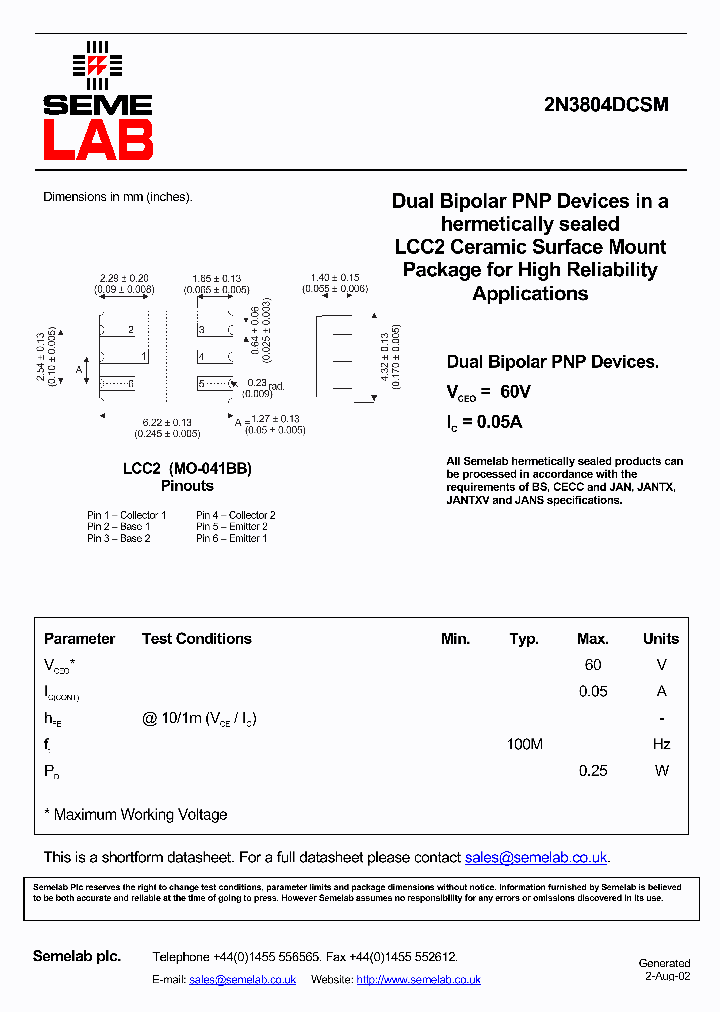 2N3804DCSM_4844064.PDF Datasheet