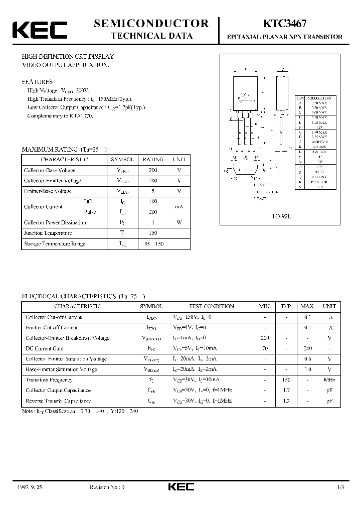 KTC3467_4997768.PDF Datasheet