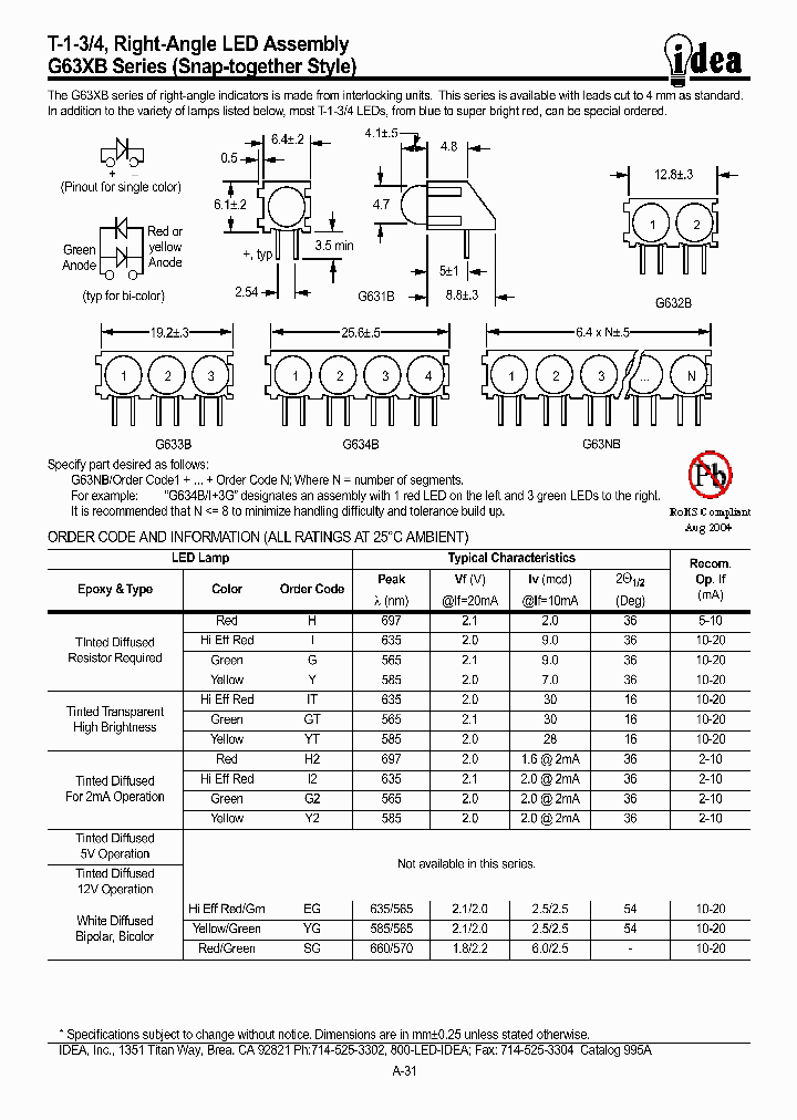 G63XB_5197099.PDF Datasheet