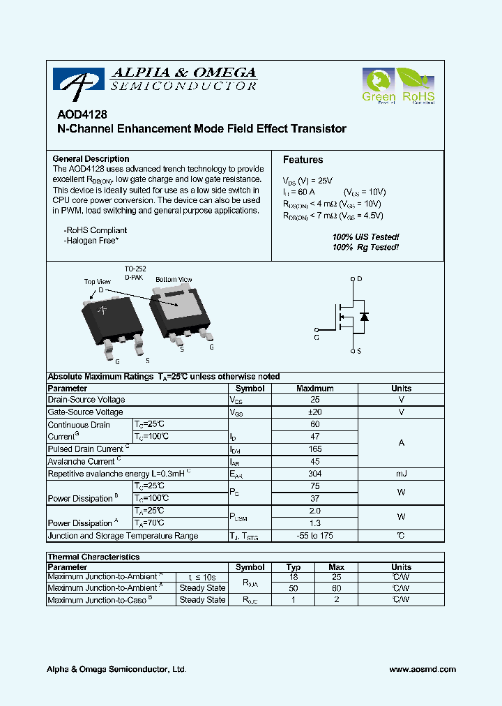 AOD412808_5335467.PDF Datasheet