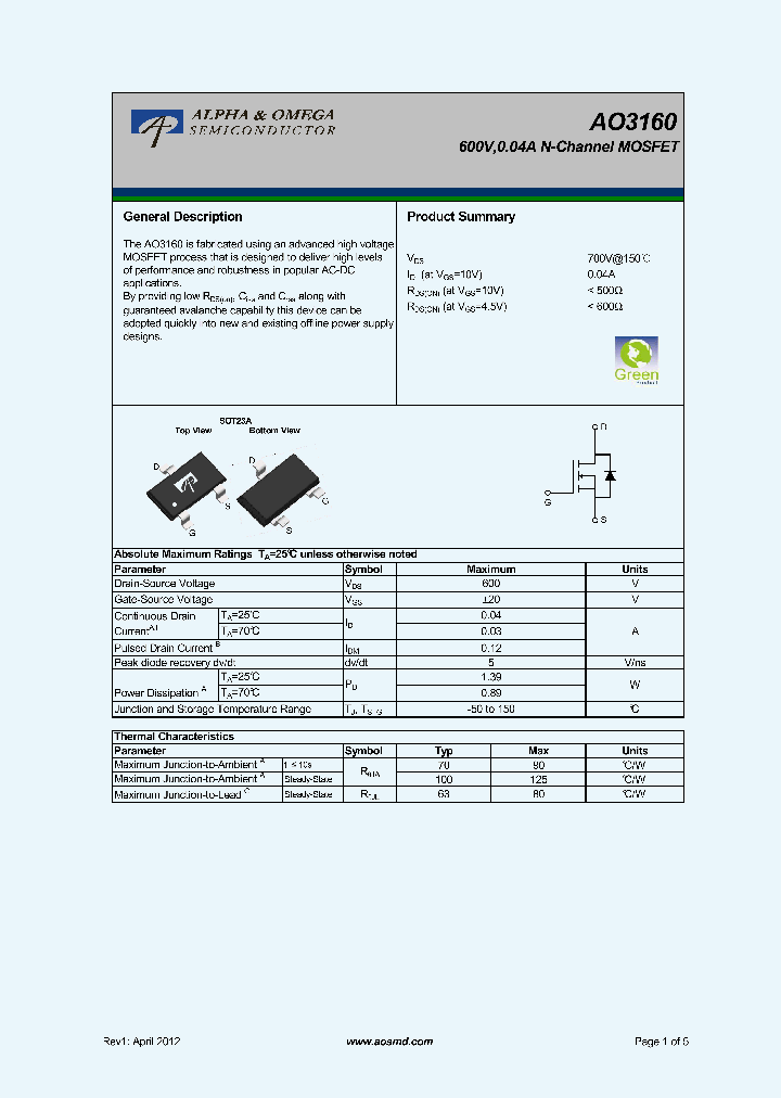 AO3160_5408724.PDF Datasheet