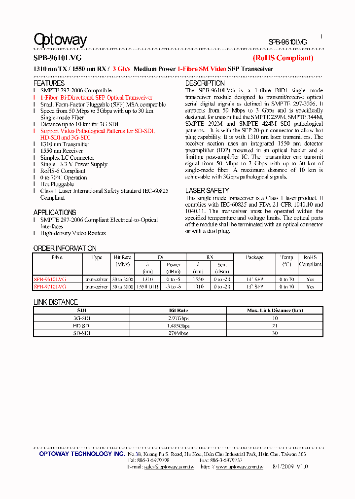 SPB-9610LVG_5427959.PDF Datasheet