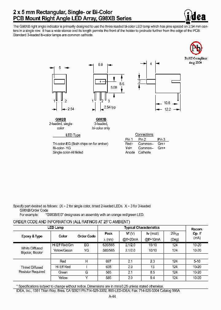 G98XB_5459706.PDF Datasheet