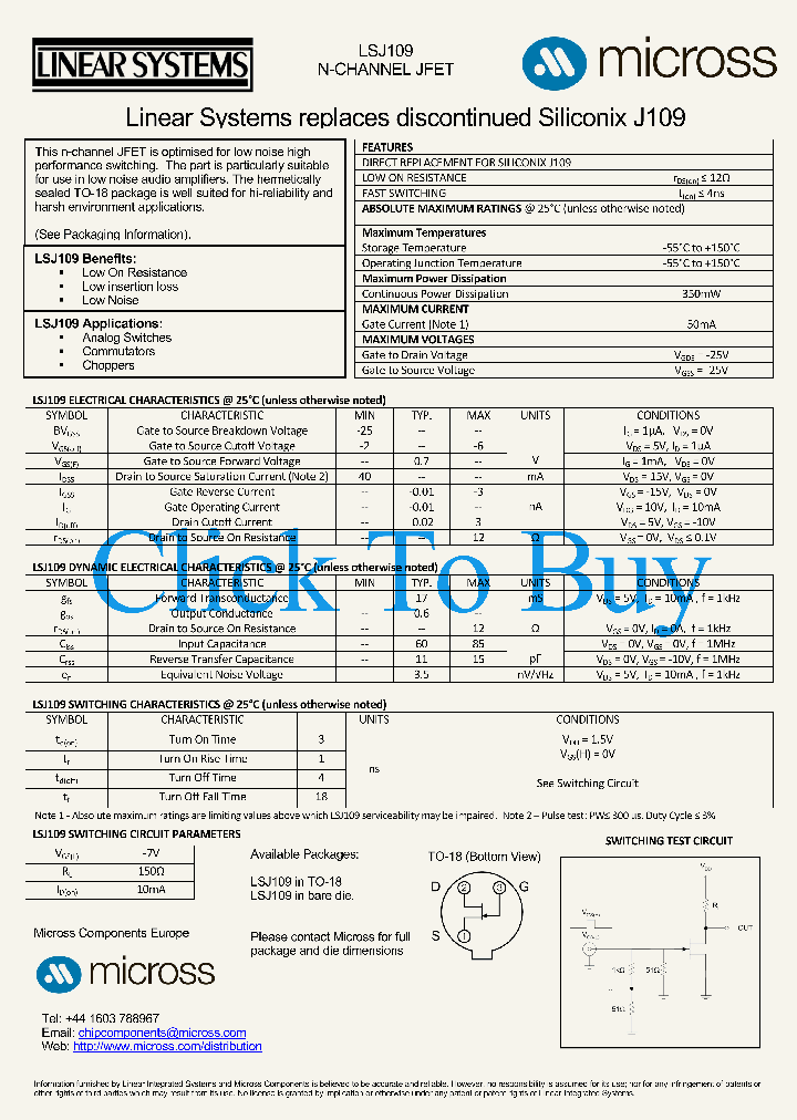 LSJ109TO-18_5552419.PDF Datasheet