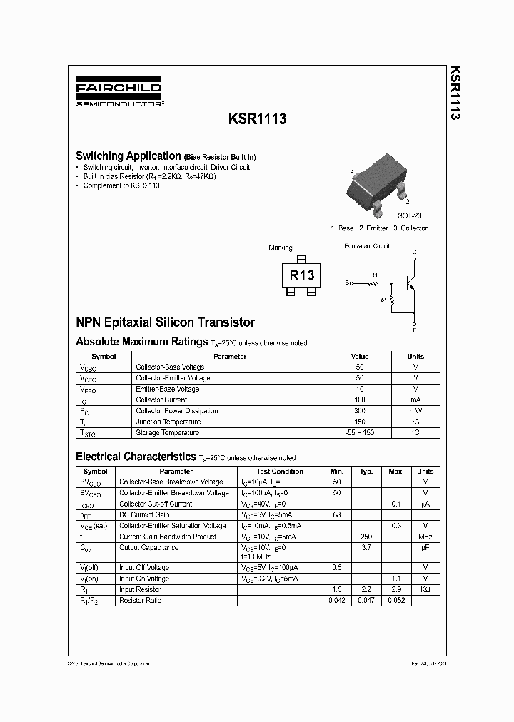 KSR1113_5766739.PDF Datasheet