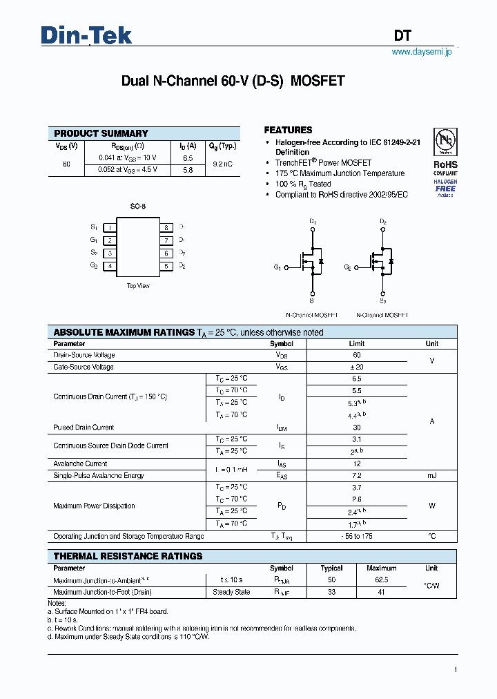 DTM4946_5780215.PDF Datasheet