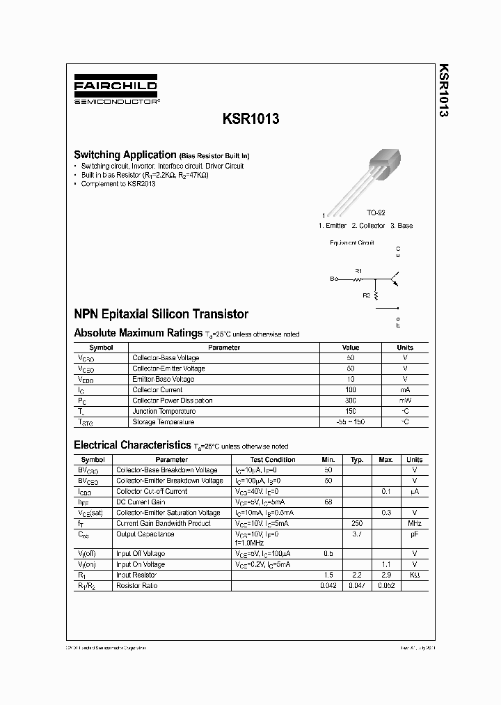 KSR1013_5854738.PDF Datasheet