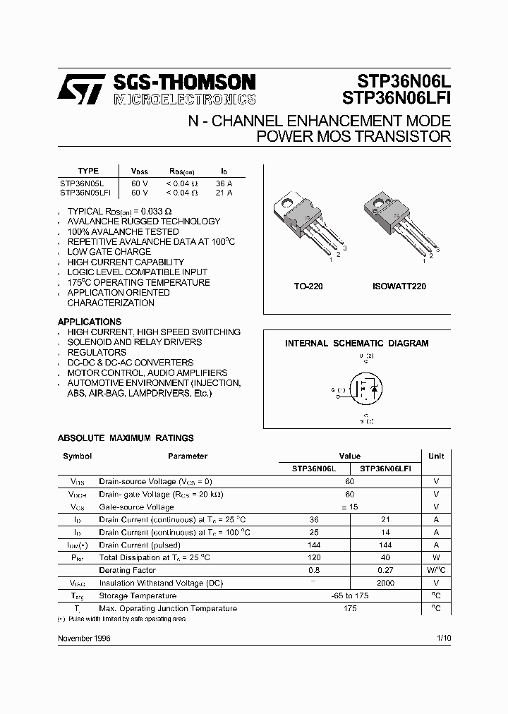 STP36N06L_5912386.PDF Datasheet