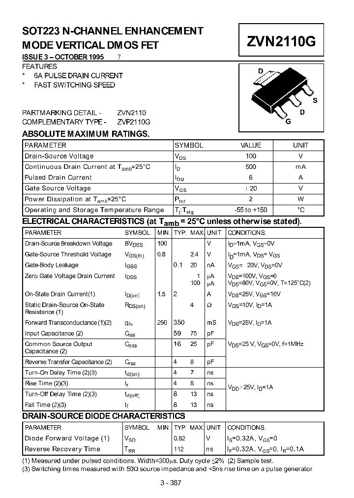 ZVN2110G_5930492.PDF Datasheet