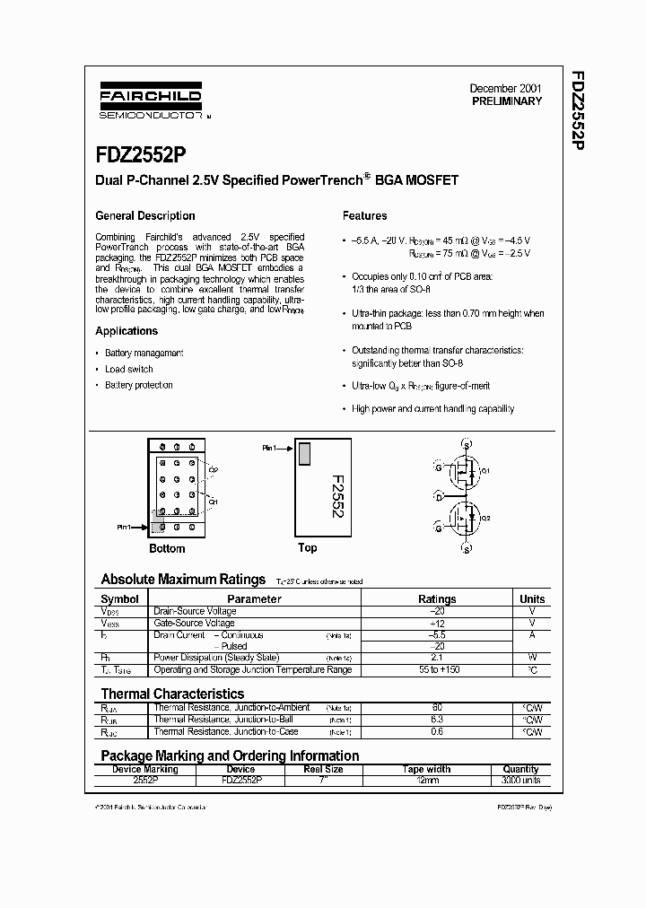 FDZ2552P_5959286.PDF Datasheet