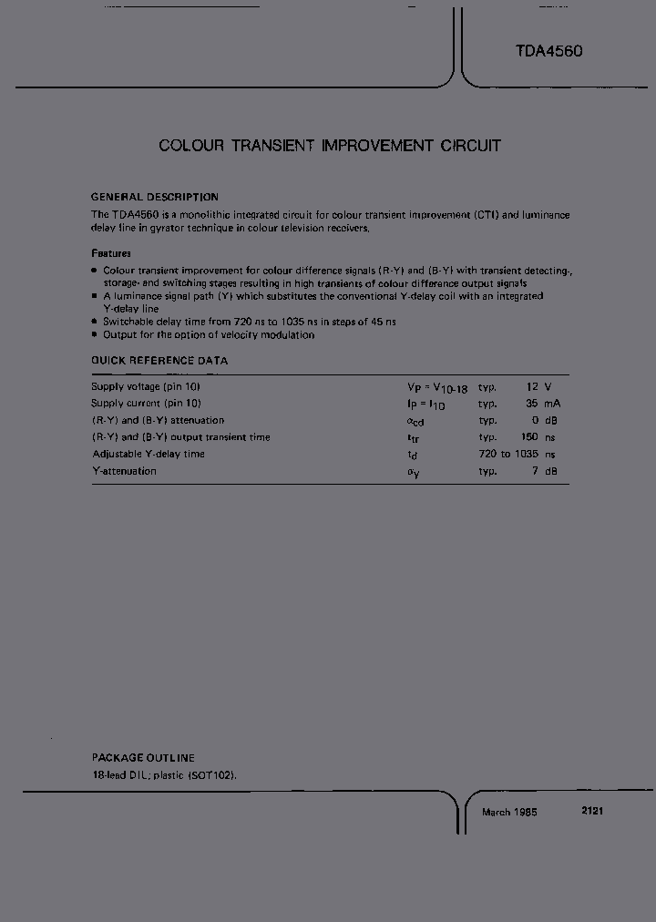 TDA4560_6313548.PDF Datasheet