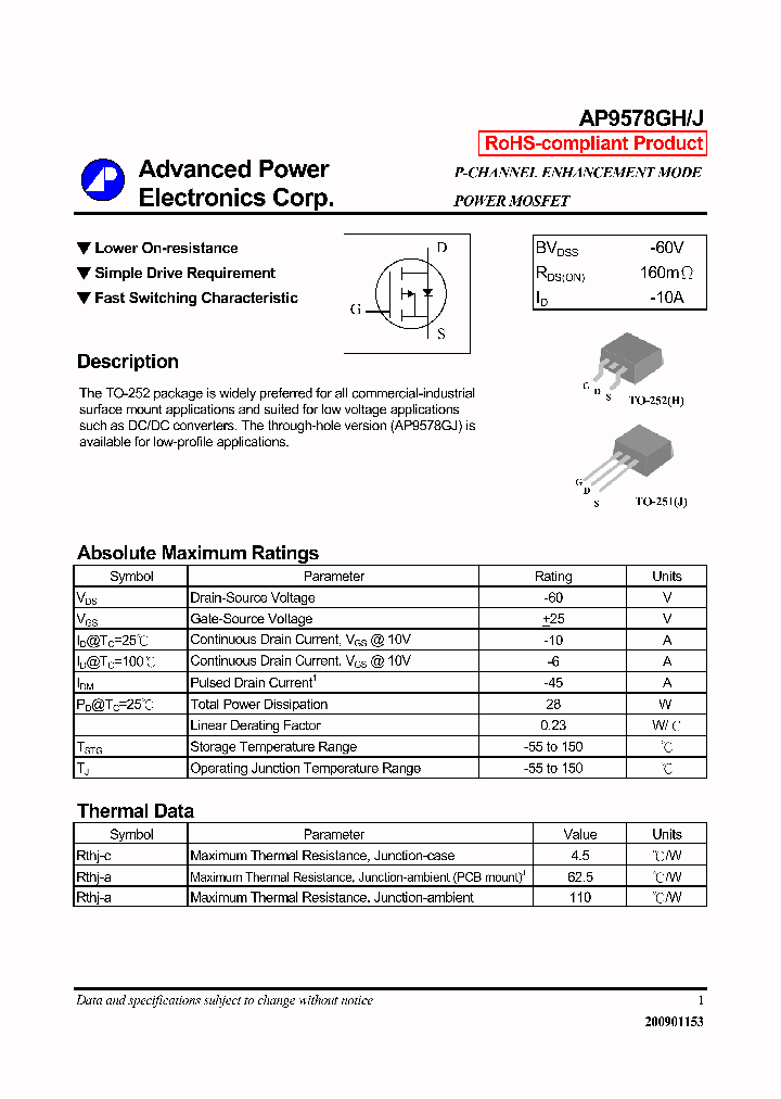 AP9578GH_6386459.PDF Datasheet