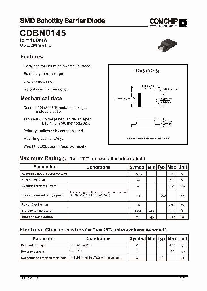 CDBN0145_6813008.PDF Datasheet