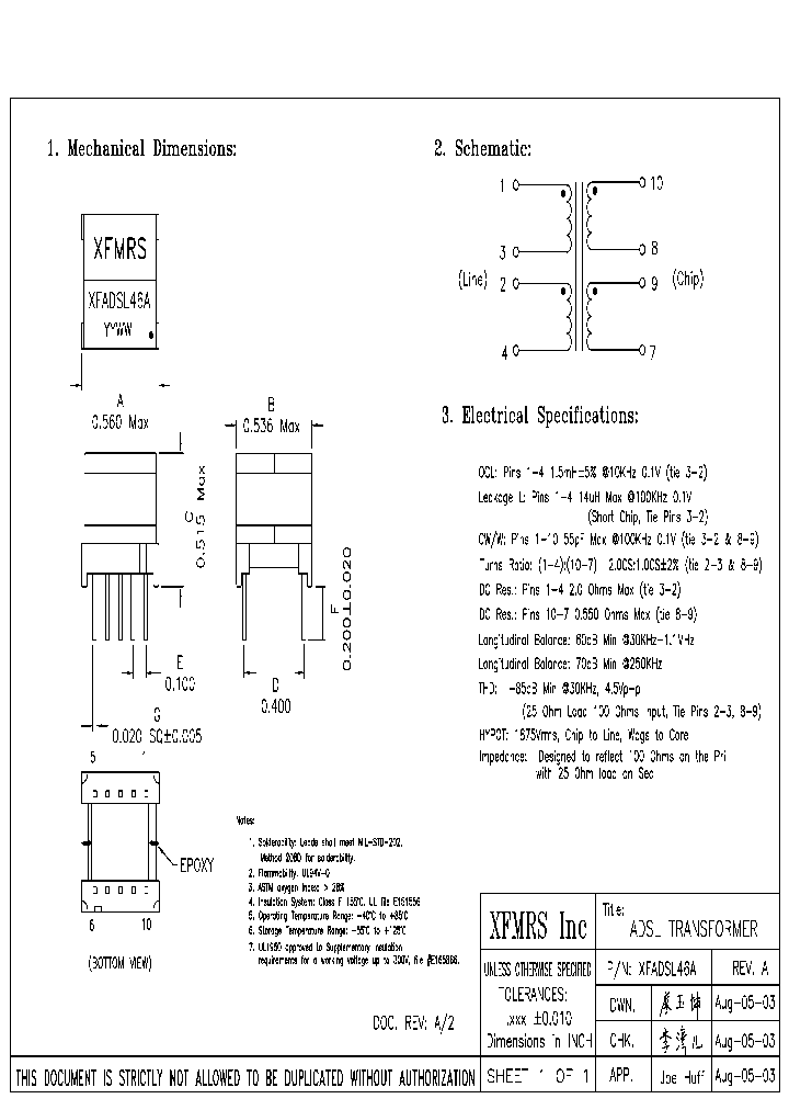 XFADSL46A_6950618.PDF Datasheet