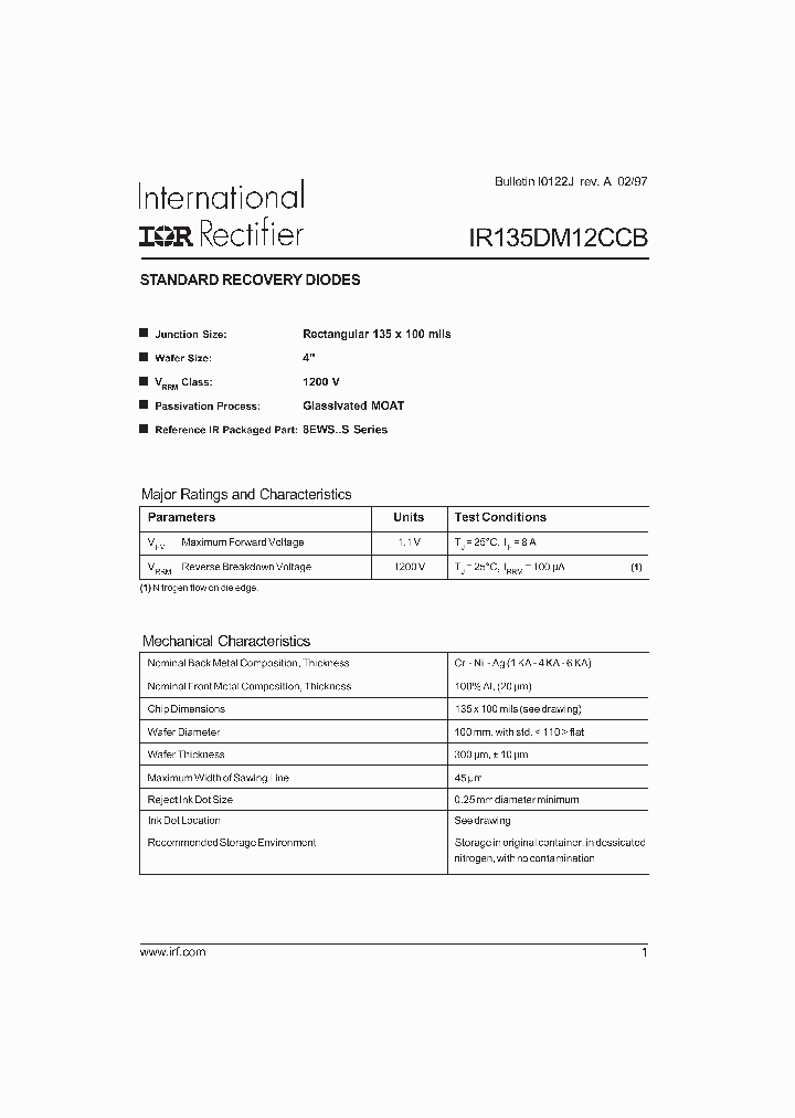 IR135DM12CPBF_6864896.PDF Datasheet