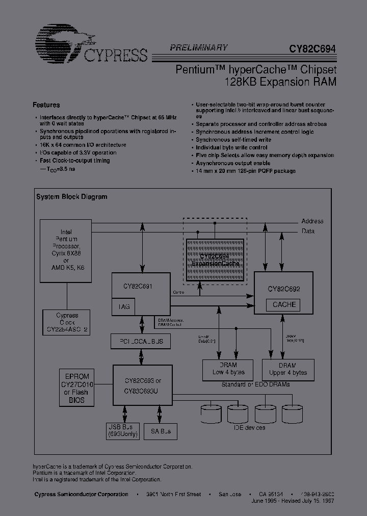 CY82C694-NC_6939067.PDF Datasheet