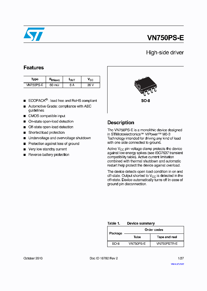 VN750PSTR-E_6966829.PDF Datasheet