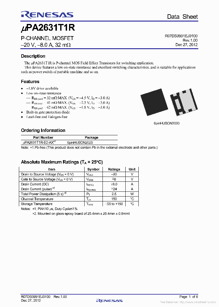 UPA2631T1R_6987492.PDF Datasheet