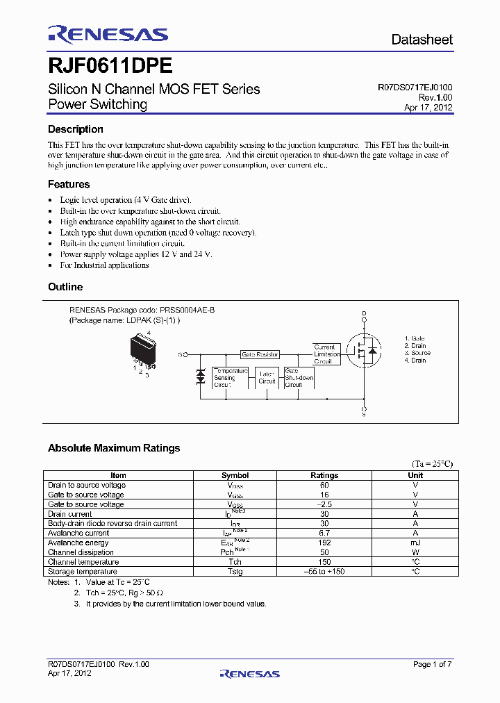 RJF0611DPE_7008372.PDF Datasheet