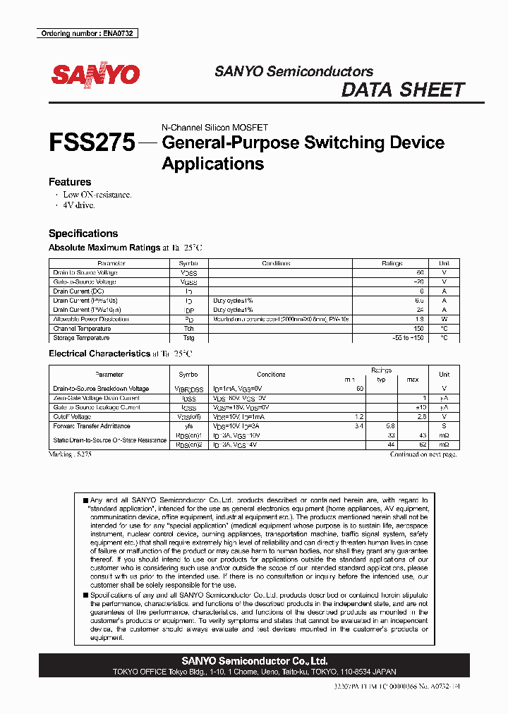 FSS275_7220245.PDF Datasheet