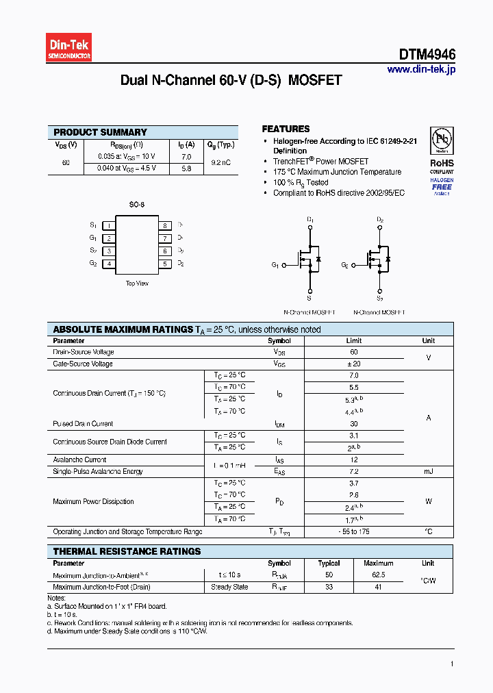 DTM4946_7253758.PDF Datasheet