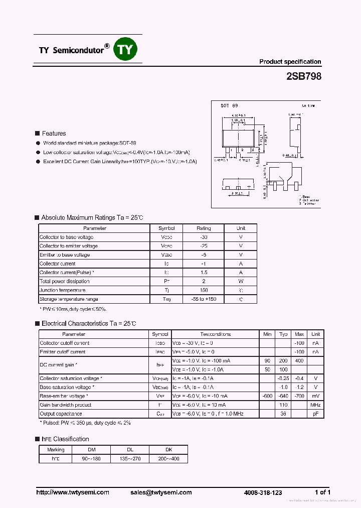 2SB798_7271081.PDF Datasheet