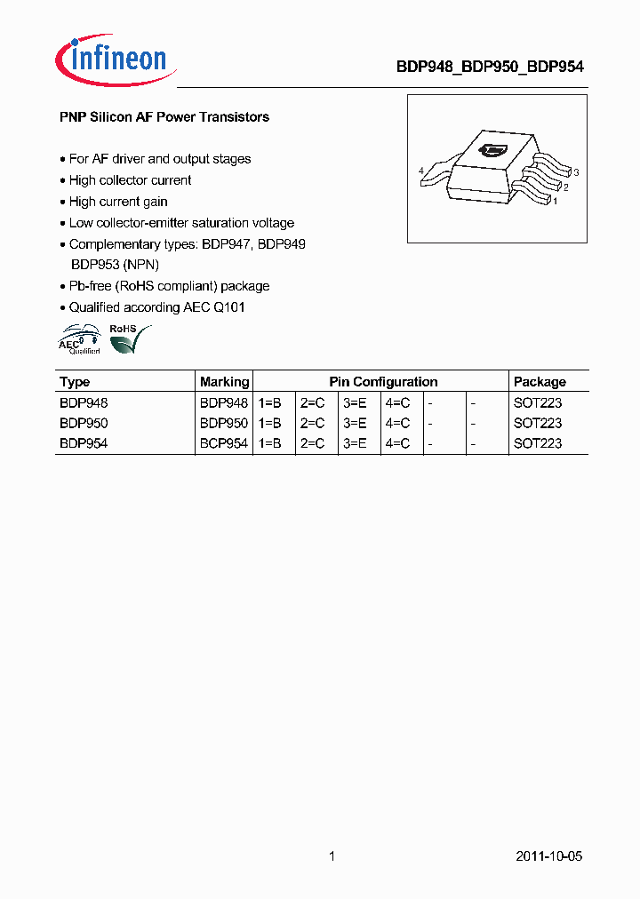 BDP954E6327_7317103.PDF Datasheet