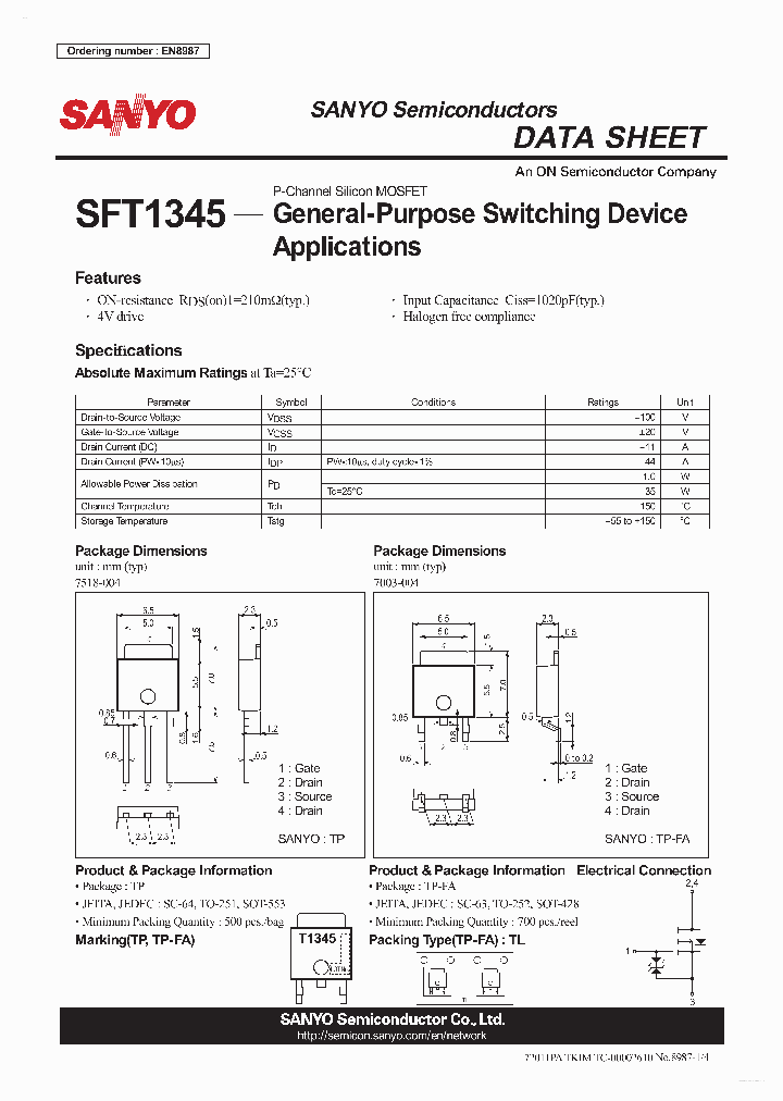 SFT1345_7320014.PDF Datasheet