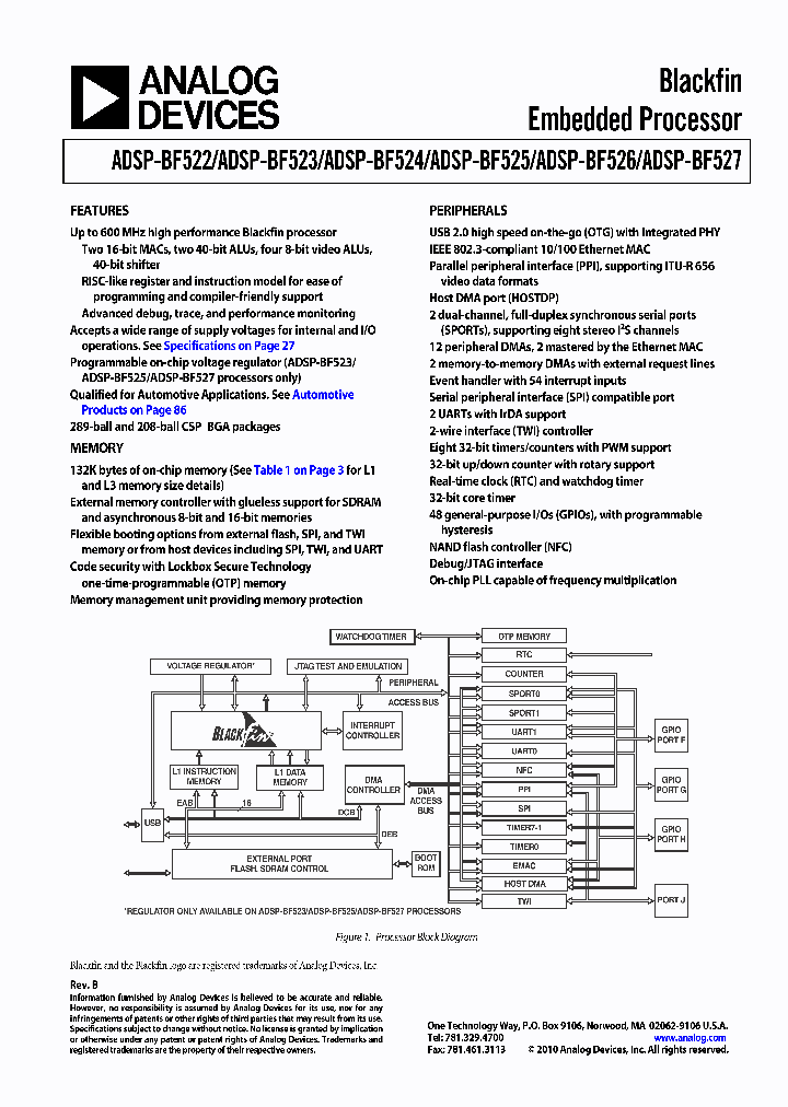 ADSP-BF524BBCZ-3A_7321169.PDF Datasheet