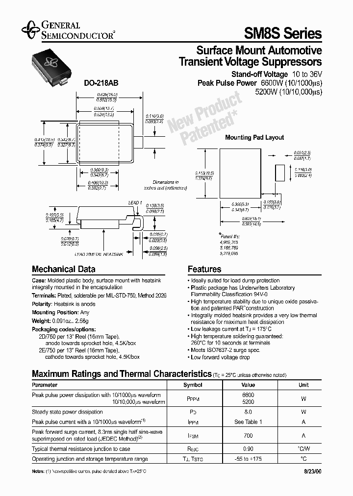 SM8S14A-2E_7384603.PDF Datasheet