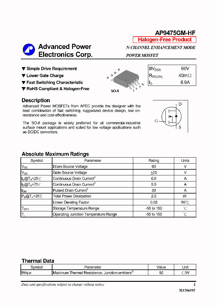 AP9475GM-HF_7630957.PDF Datasheet