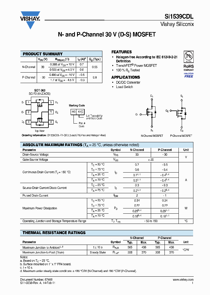 SI1539CDL_7683879.PDF Datasheet