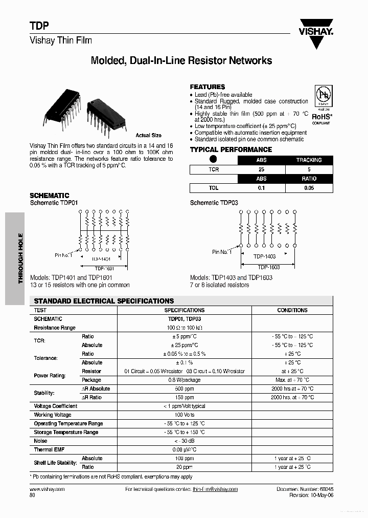 TDP1603_7701860.PDF Datasheet