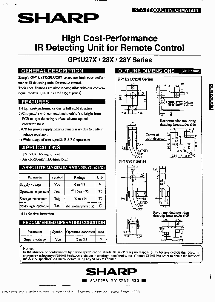 GP1U280R_7718558.PDF Datasheet