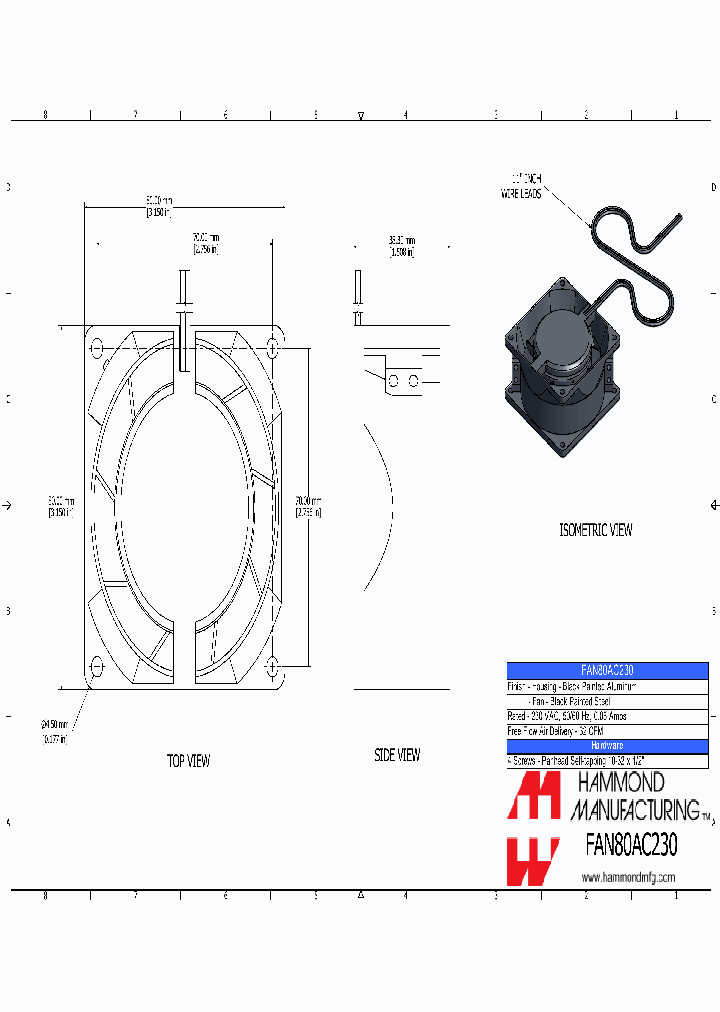 FAN80AC230_7725509.PDF Datasheet